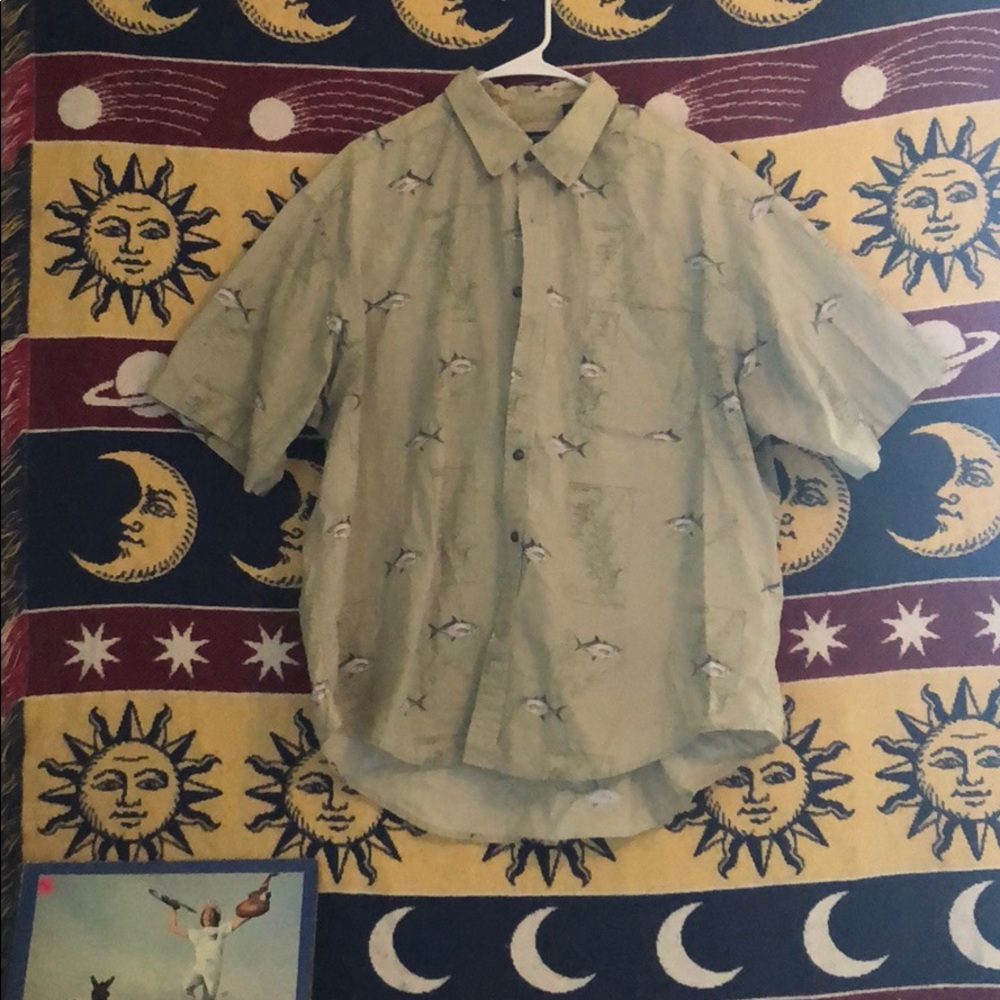 Vintage dad fishing shirt